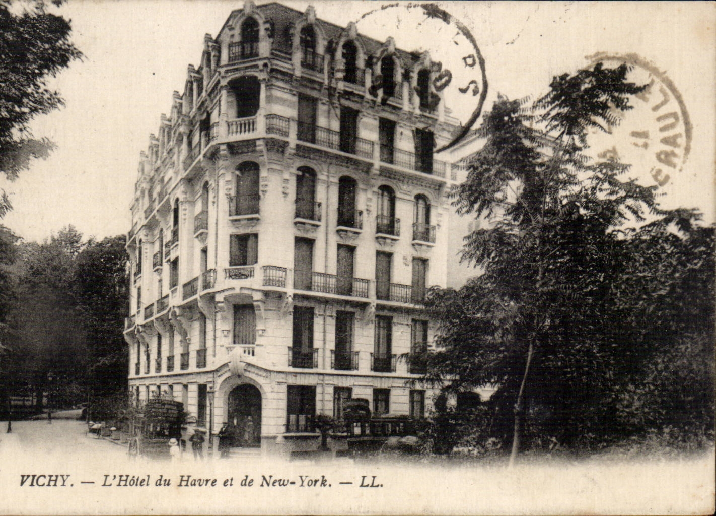Vichy - L Hotel du Havre et de New York - CPA 