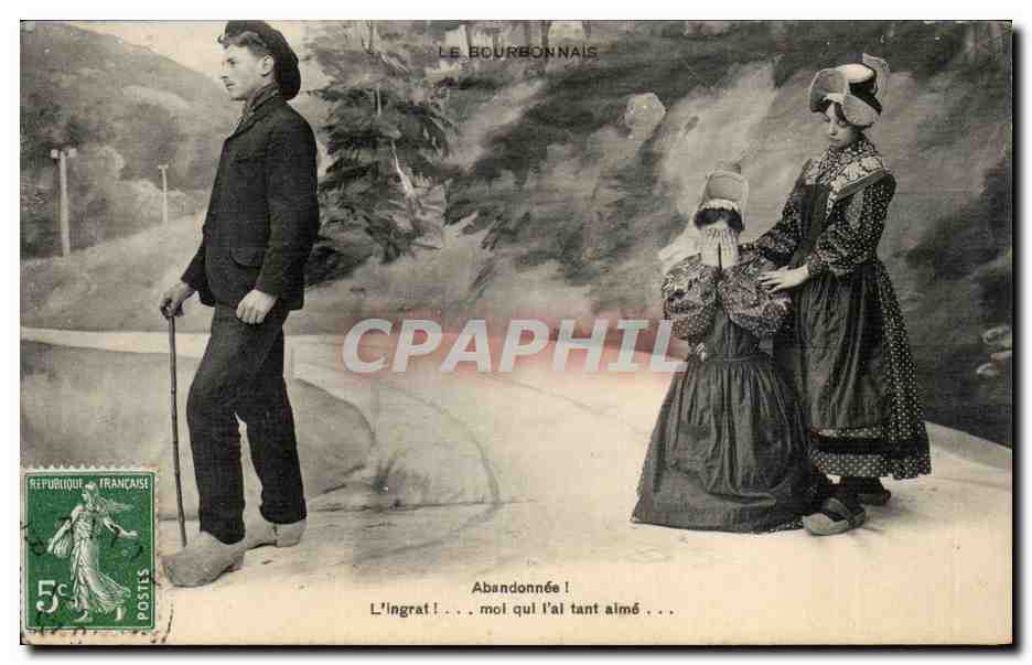Folklore - Costumes - Abondonee - L Ingrat! - CPA 