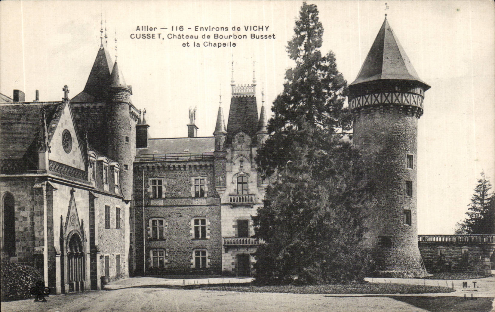 Environs de Vichy - Cusset - Chateau de Bourbon Busset et la Chapelle - CPA 