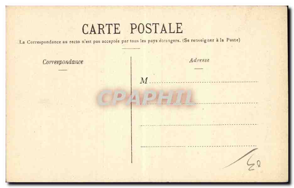 Cosne sur l Oeil - Chateau de Petit Bois - CPA  — Rückseite