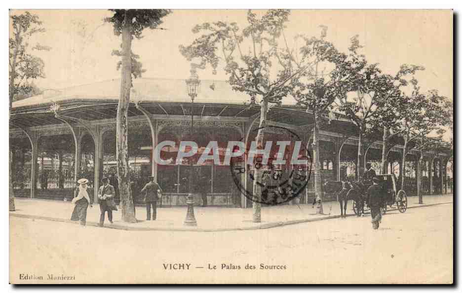 Vichy - Le Palais des Sources - CPA 