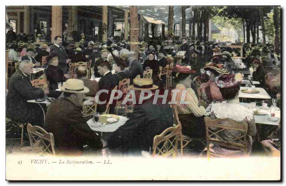 Vichy - La Restauration - CPA 