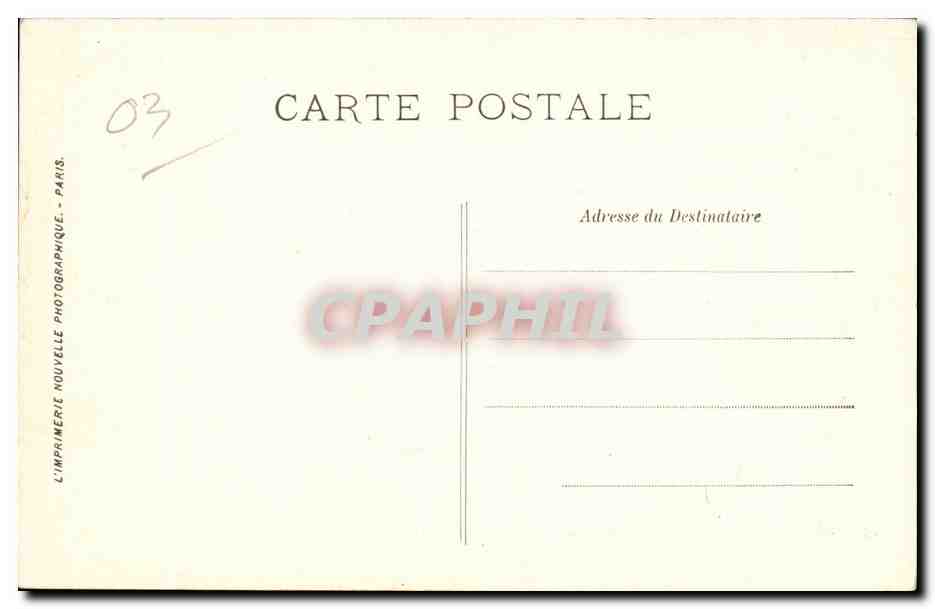 Vichy - La Restauration - CPA  — Rückseite