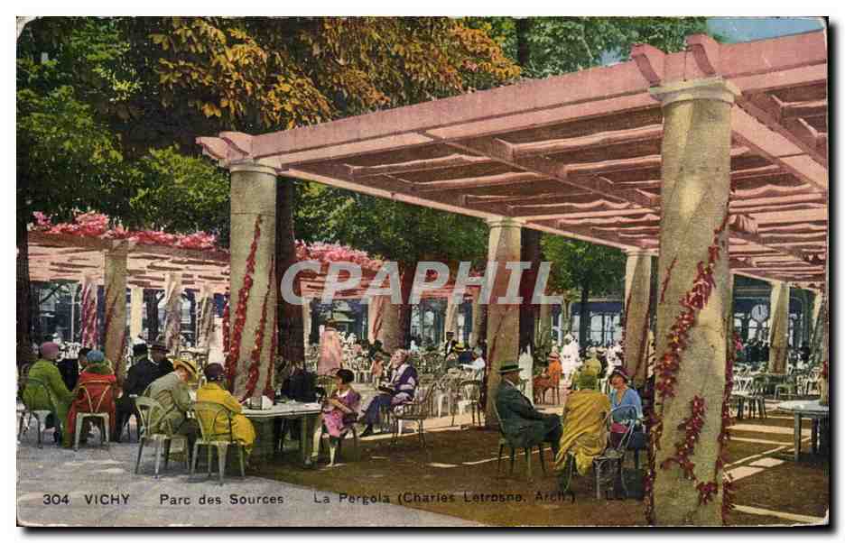 Vichy - Parc des Sources - La Pergola (Charles Letrobone, Arch.)