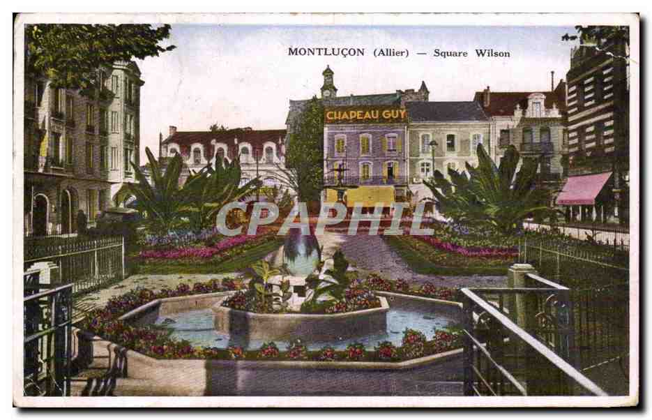 Montlucon - Square Wilson - CPA 
