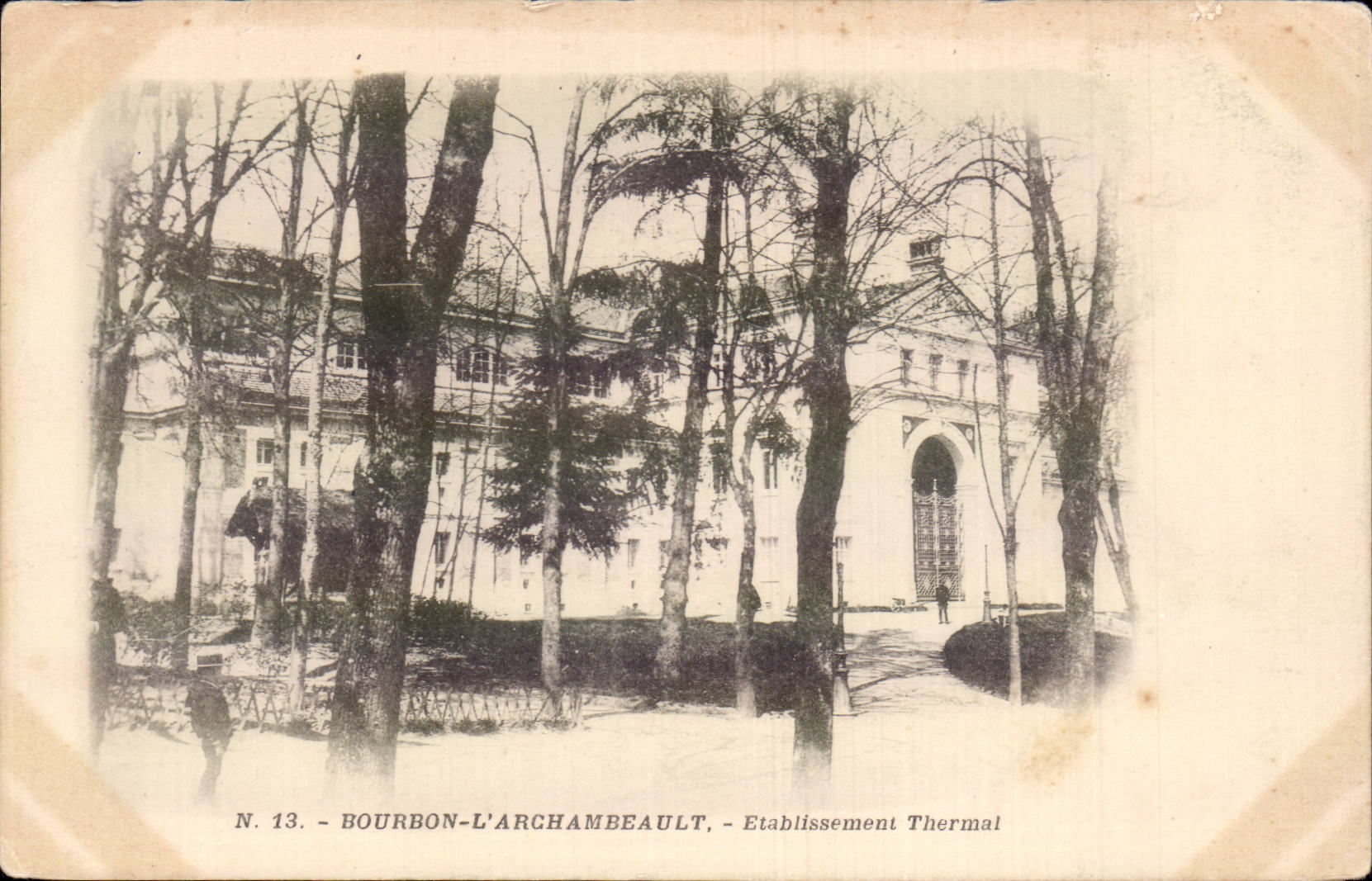 Bourbon L Archambault - Etablissement Thermal - CPA 
