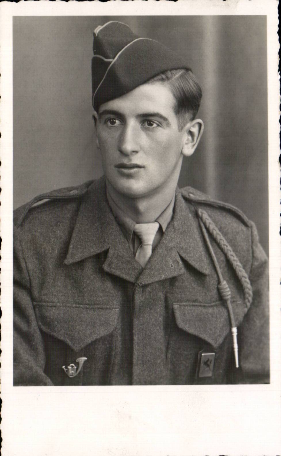 CARTE PHOTO Militaria Soldat Chasseur Saar Budweiler