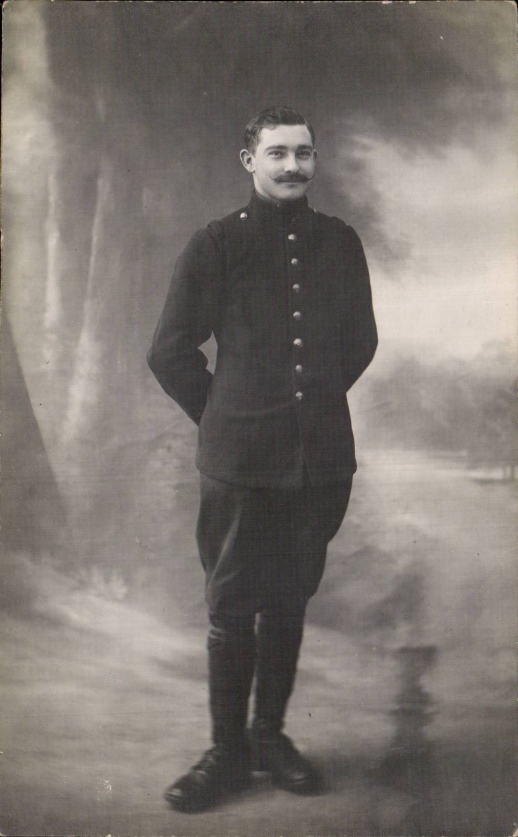 CARTE PHOTO Militaria Soldat 