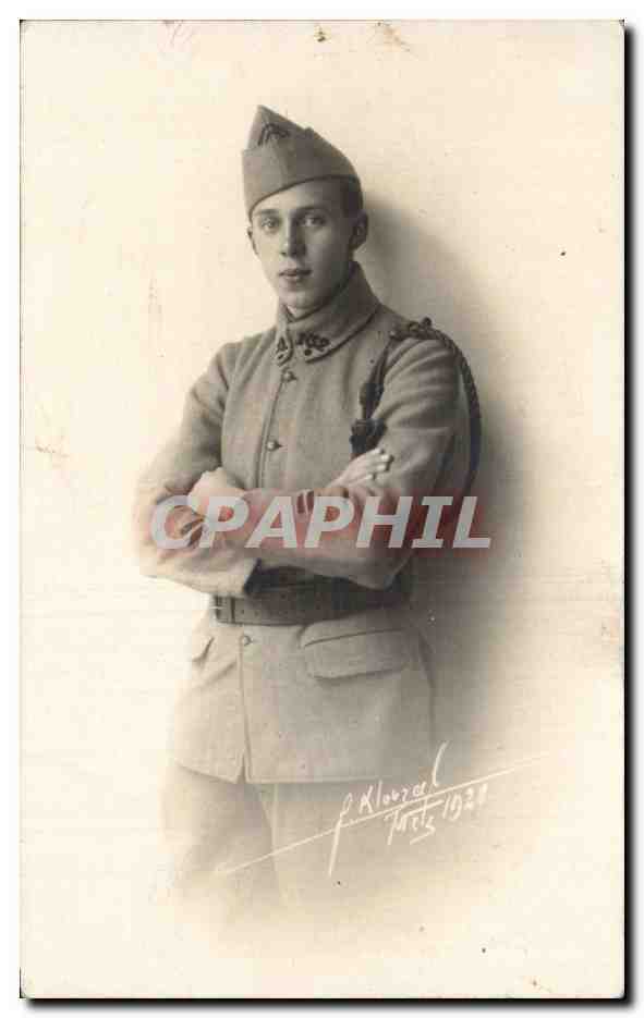 CARTE PHOTO Militaria Soldat 