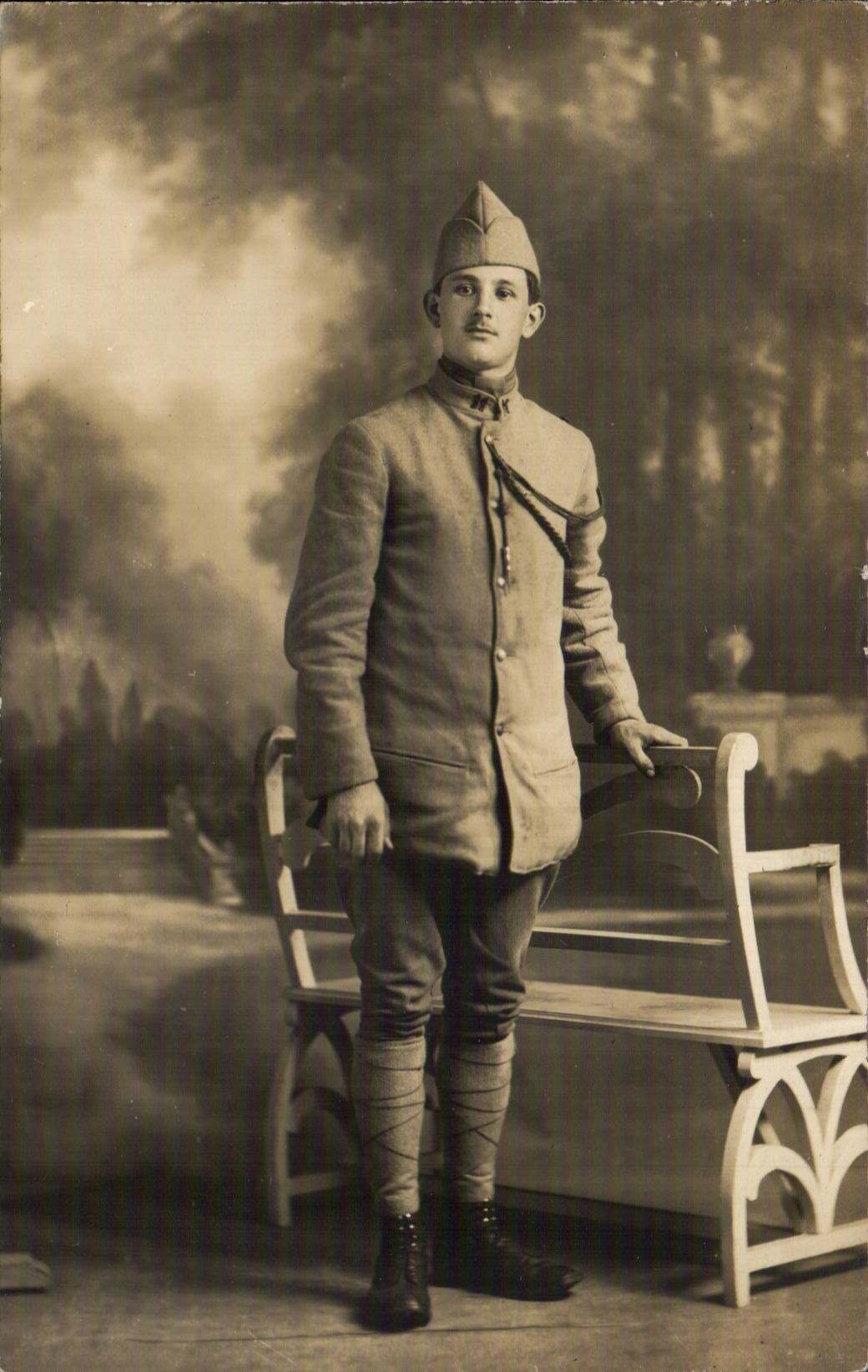 CARTE PHOTO Militaria Soldat 