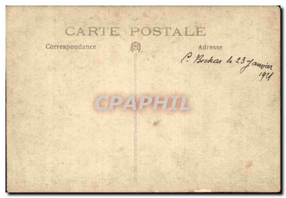 CARTE PHOTO Militaria Soldats — Rückseite