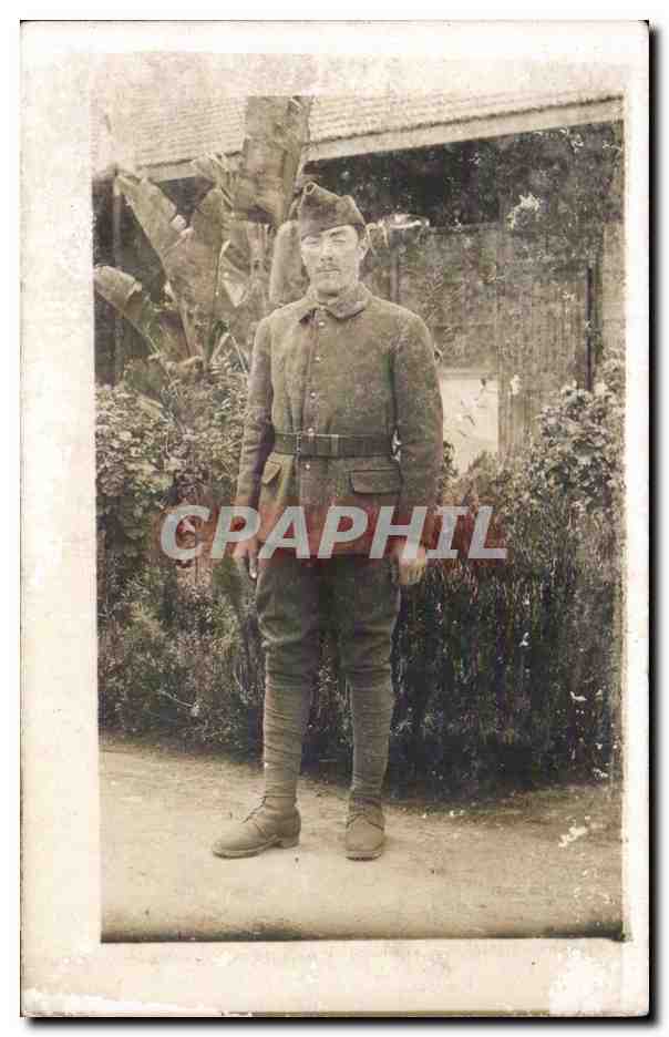 CARTE PHOTO Militaria Soldat 