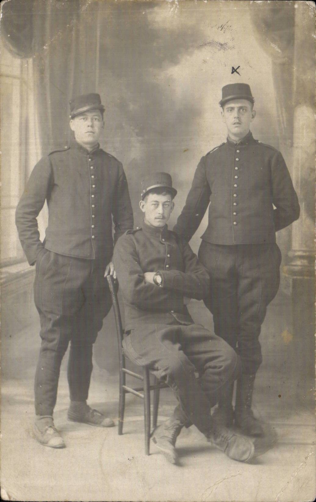 CARTE PHOTO Militaria Soldat Nigelies 