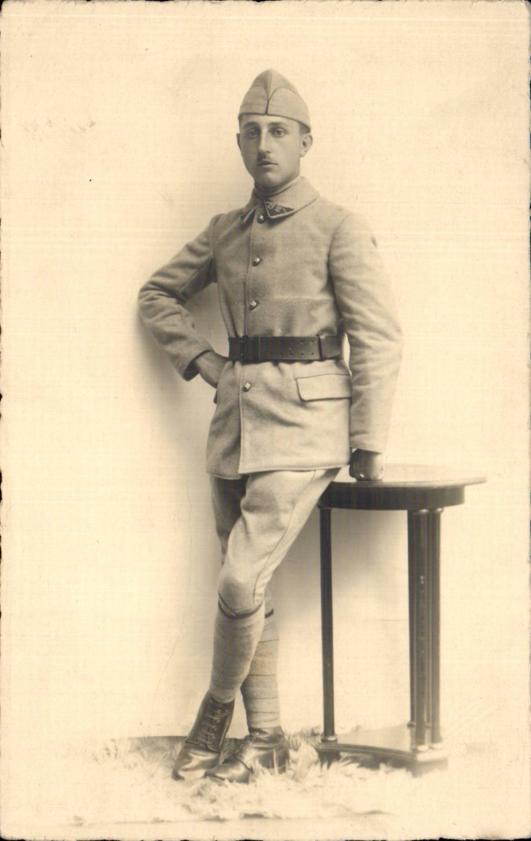 CARTE PHOTO Militaria Soldat Mayence