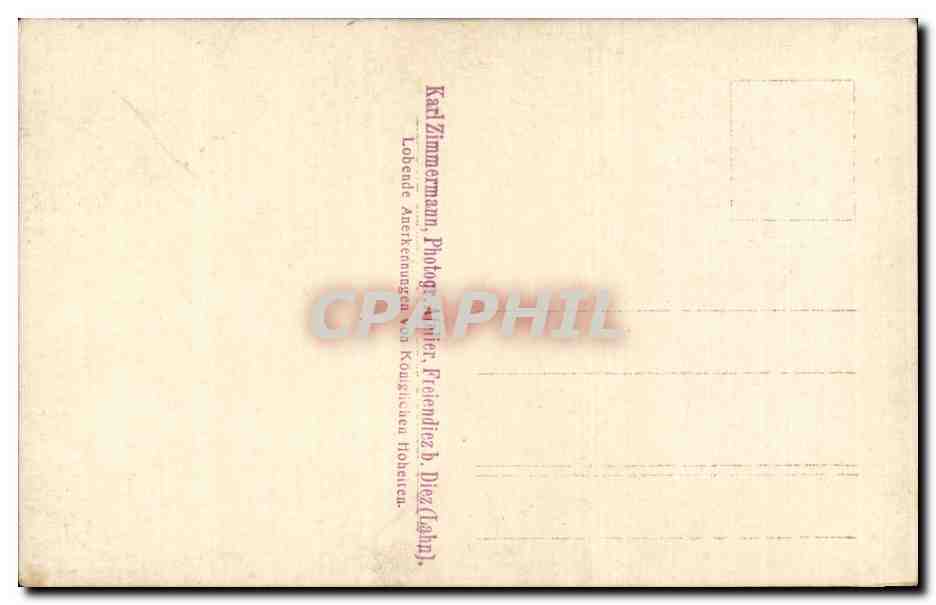 CARTE PHOTO Militaria Soldat — Rückseite