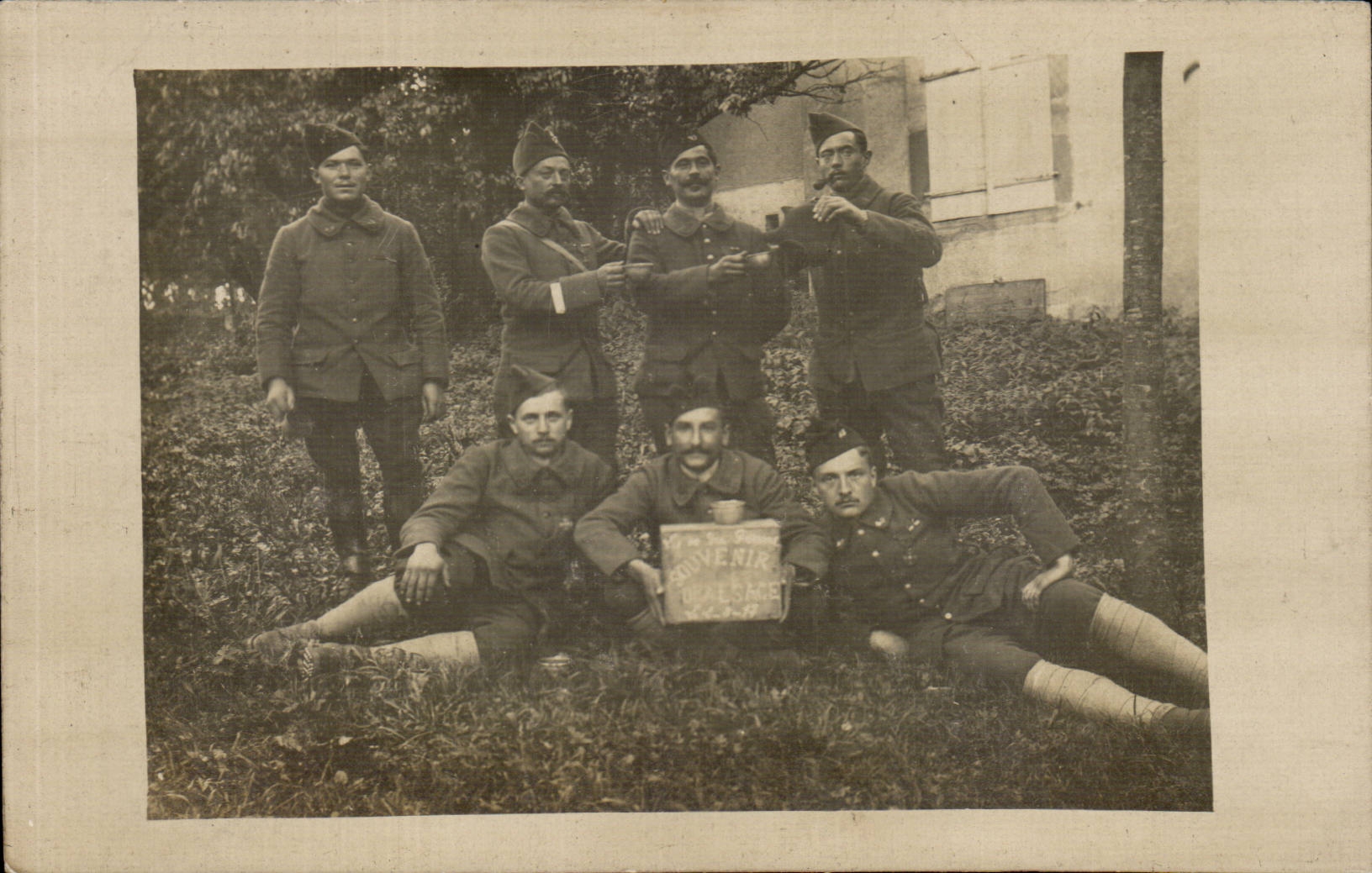 CARTE PHOTO Militaria Soldat Alsace