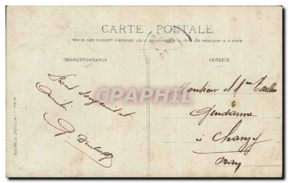 CARTE PHOTO Militaria Soldat — Rückseite