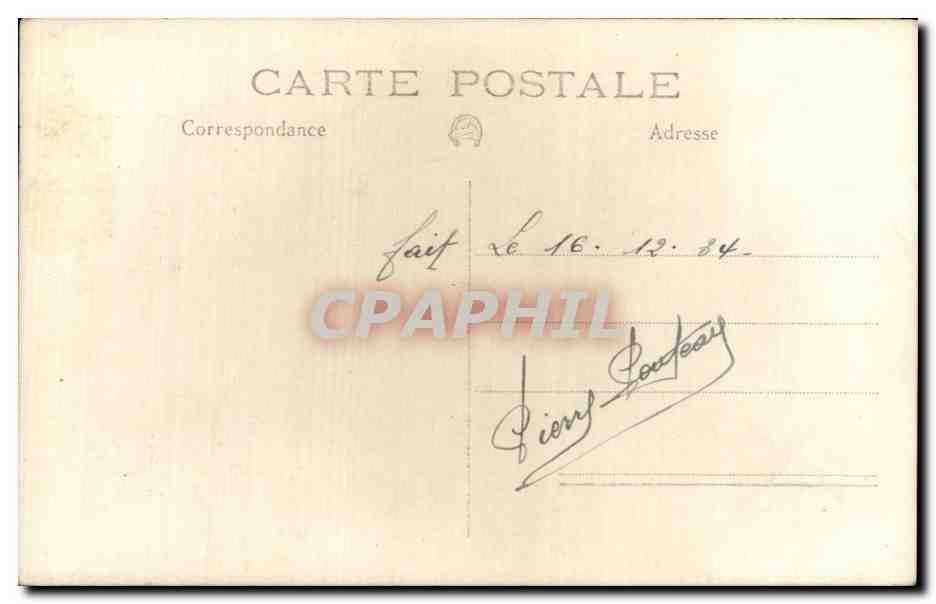 CARTE PHOTO Militaria Soldats — Verso
