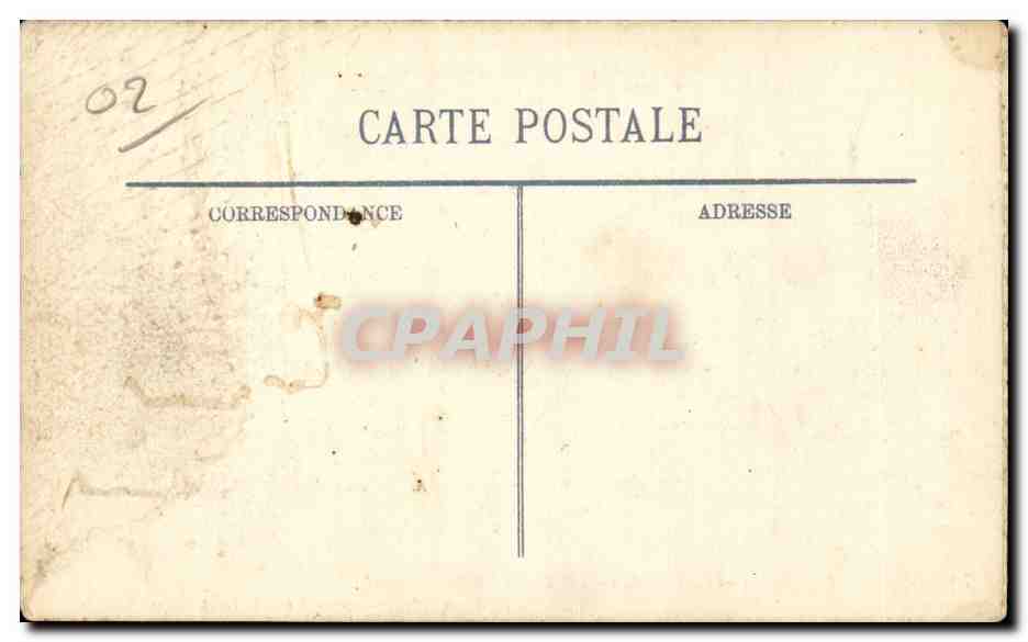 Le Pont de Soissons détruit — Guerre 1914-1915 — LL. — Achterkant