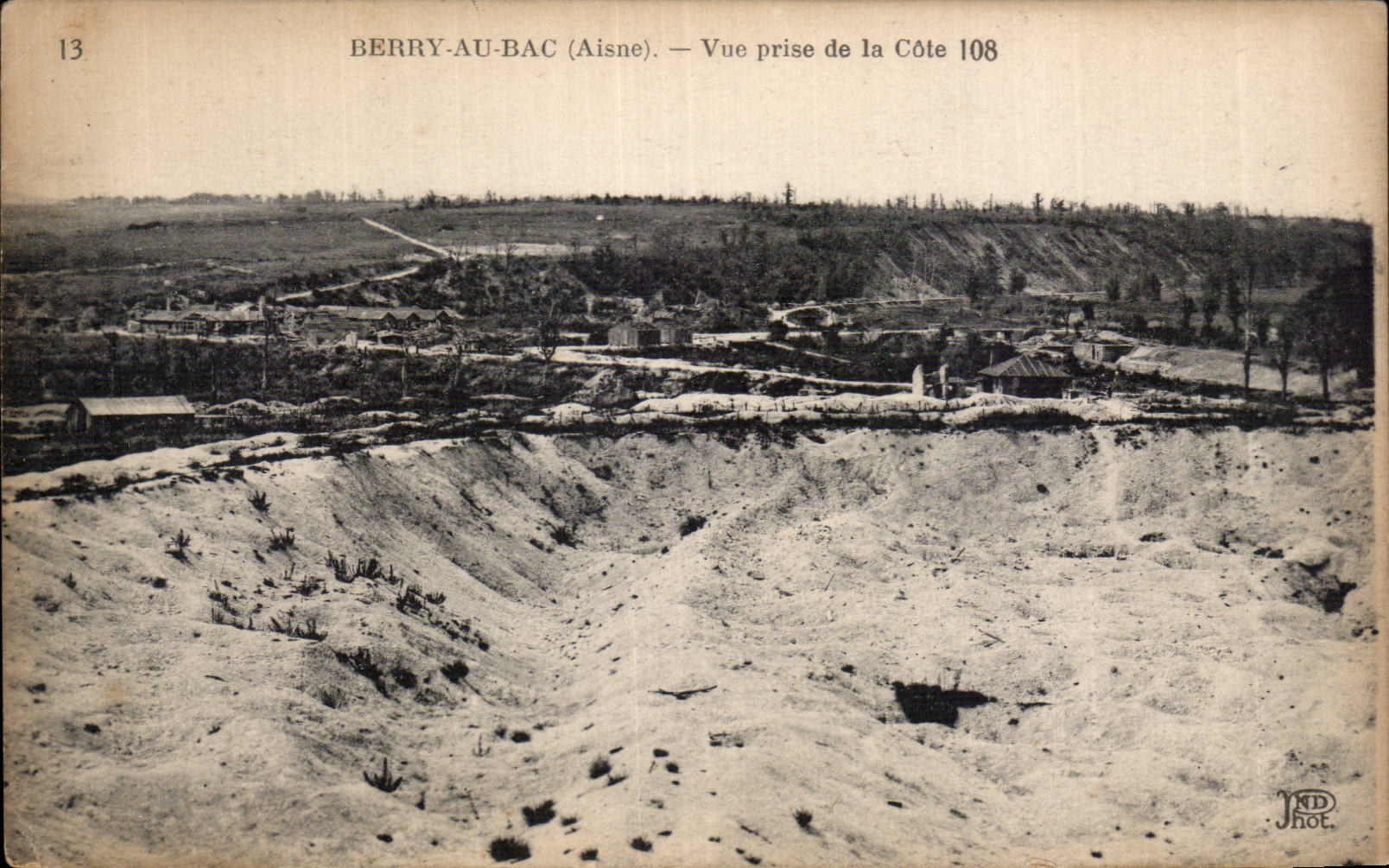 Berry-au-Bac (Aisne) — Vue prise de la Côte 108 — JHD Phot.
