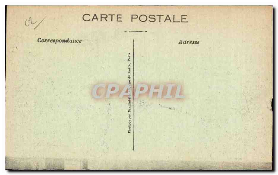 Coucy le Chateau - Entree de la Ville - Porte de Soissons - CPA  — Rückseite