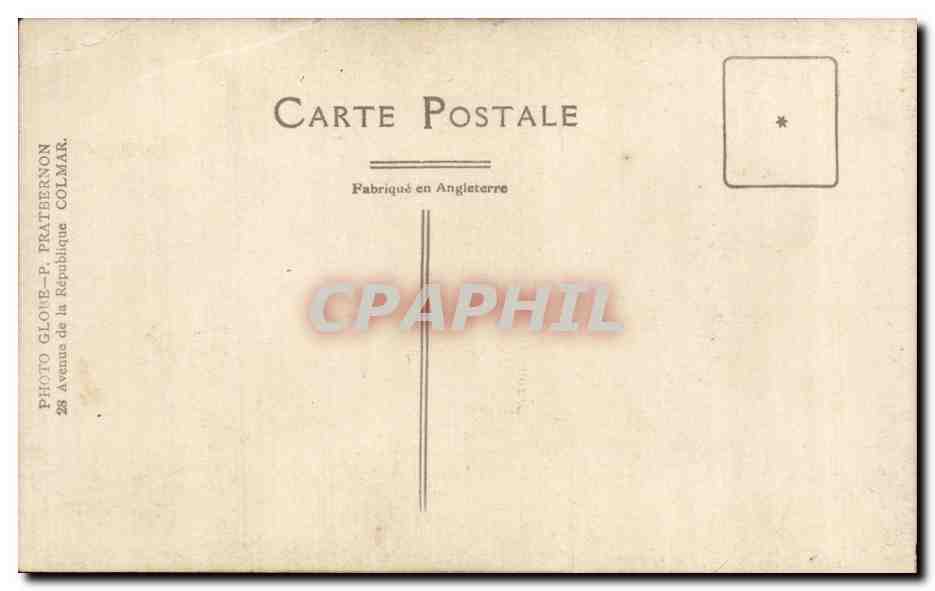 CARTE PHOTO Militaria Soldat — Rückseite
