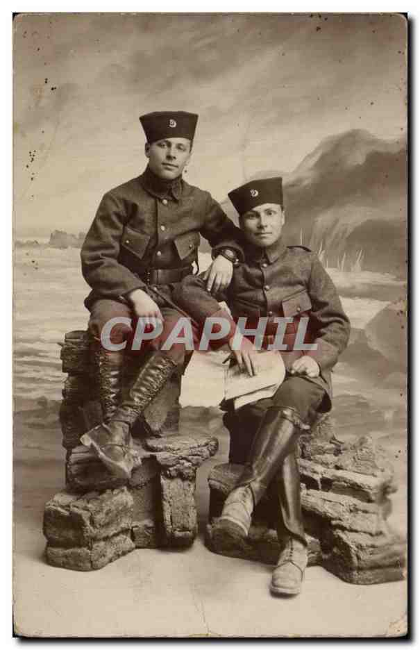 CARTE PHOTO Militaria Soldats