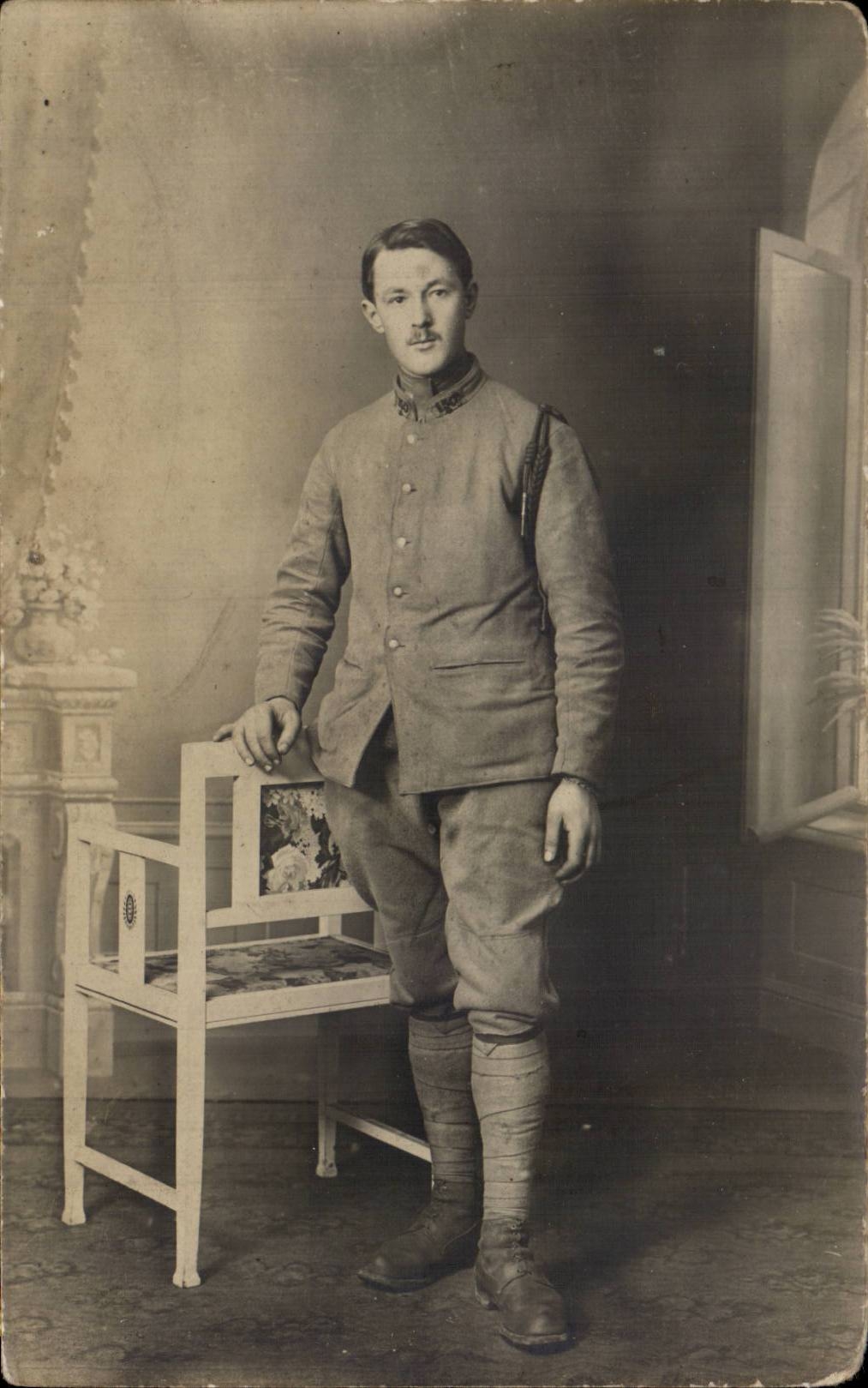 CARTE PHOTO Militaria Soldat