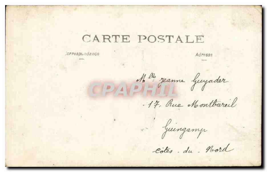 Deux soldats en uniforme — Mai 1915 — Eugène Guyador — Reverso