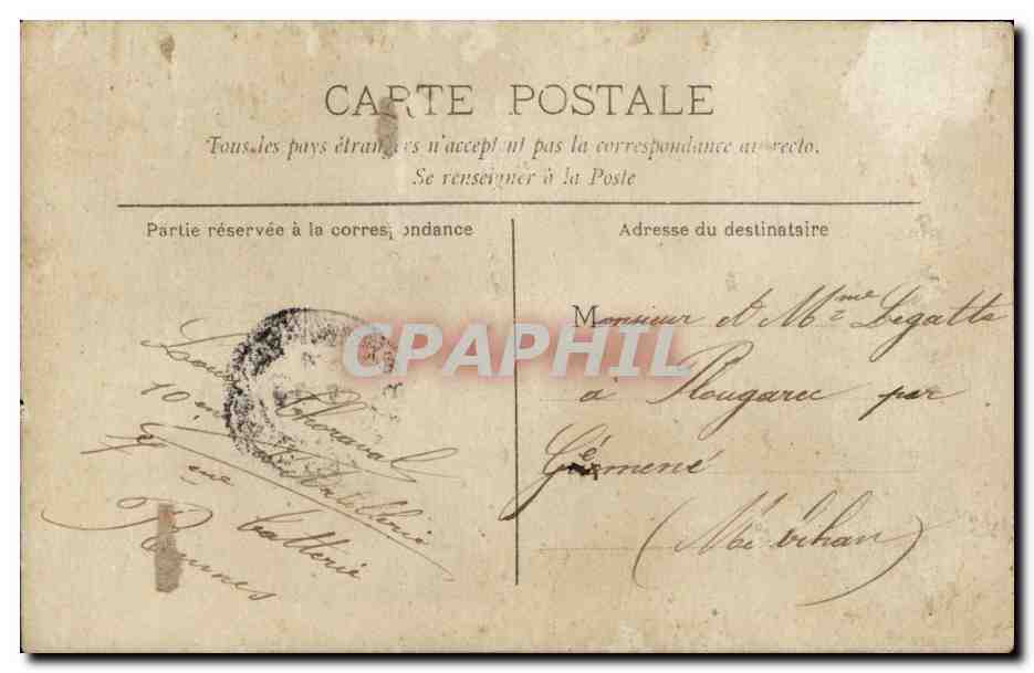 CARTE PHOTO Militaria Soldats — Rückseite