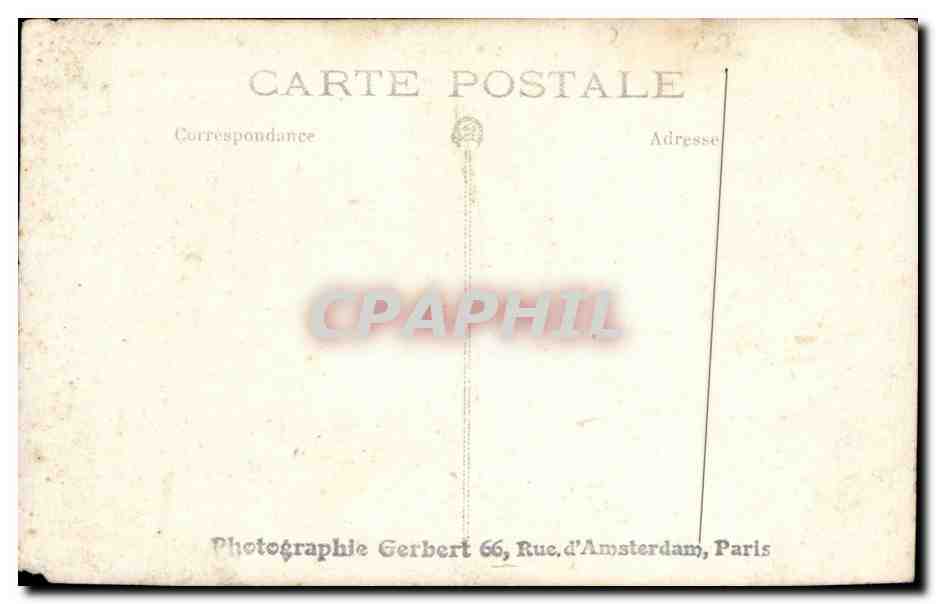 CARTE PHOTO Militaria Soldat — Rückseite