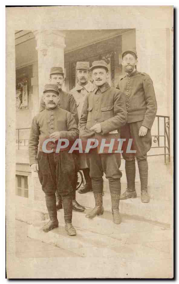 CARTE PHOTO Militaria Soldats 