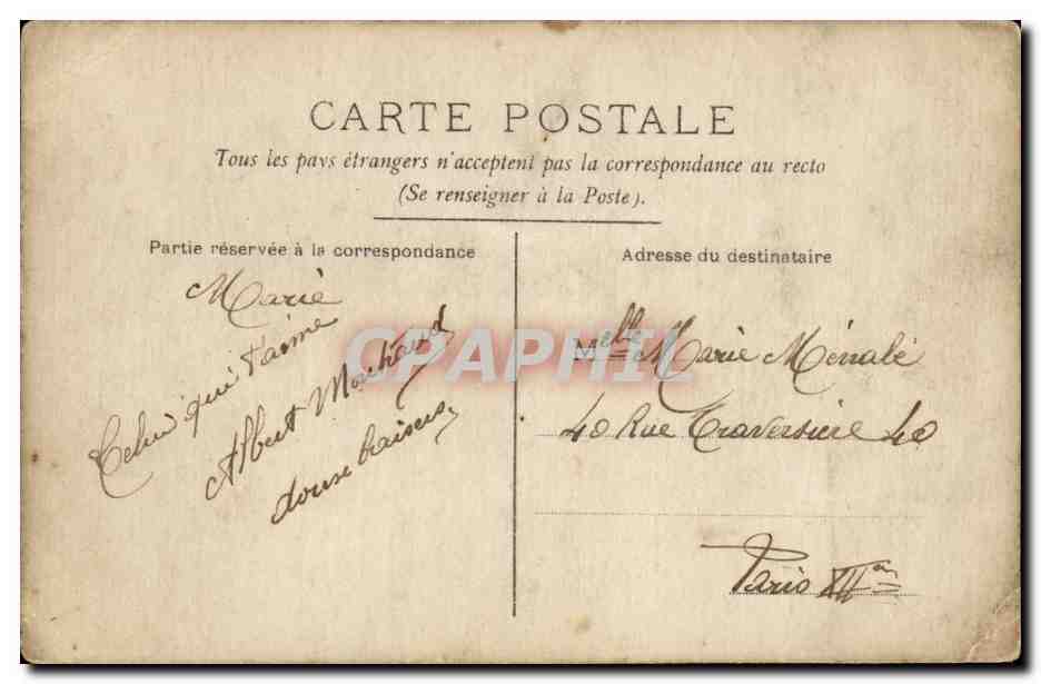 CARTE PHOTO Militaria Soldats — Rückseite