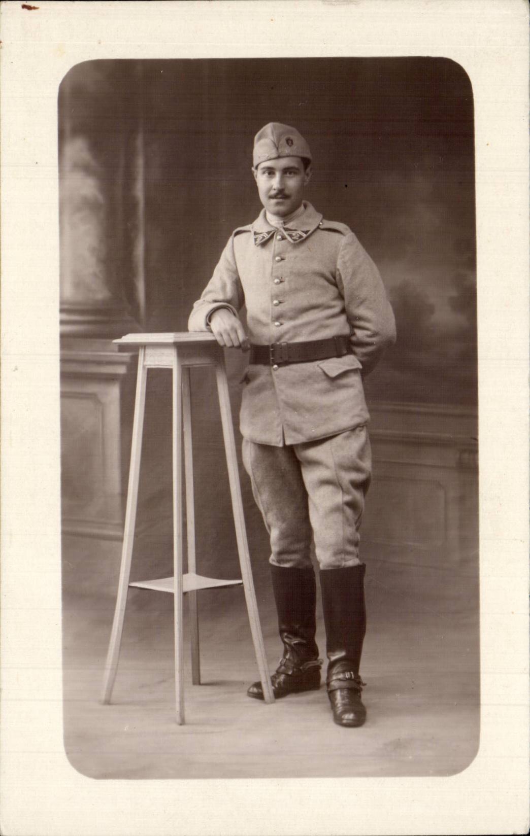 CARTE PHOTO Militaria Soldat 