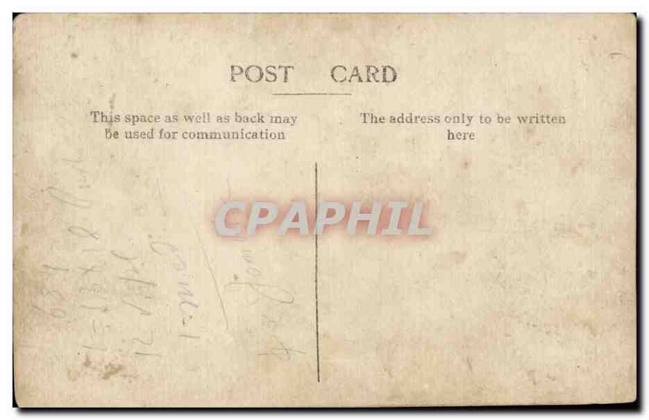 CARTE PHOTO Militaria Soldats — Rückseite