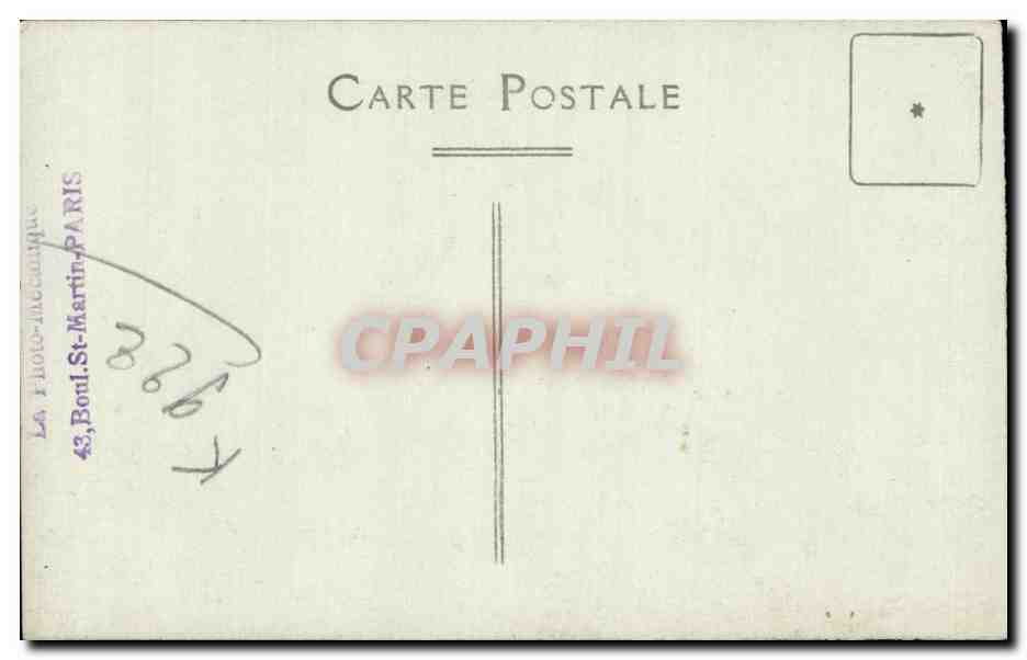 CARTE PHOTO Militaria Soldat — Rückseite
