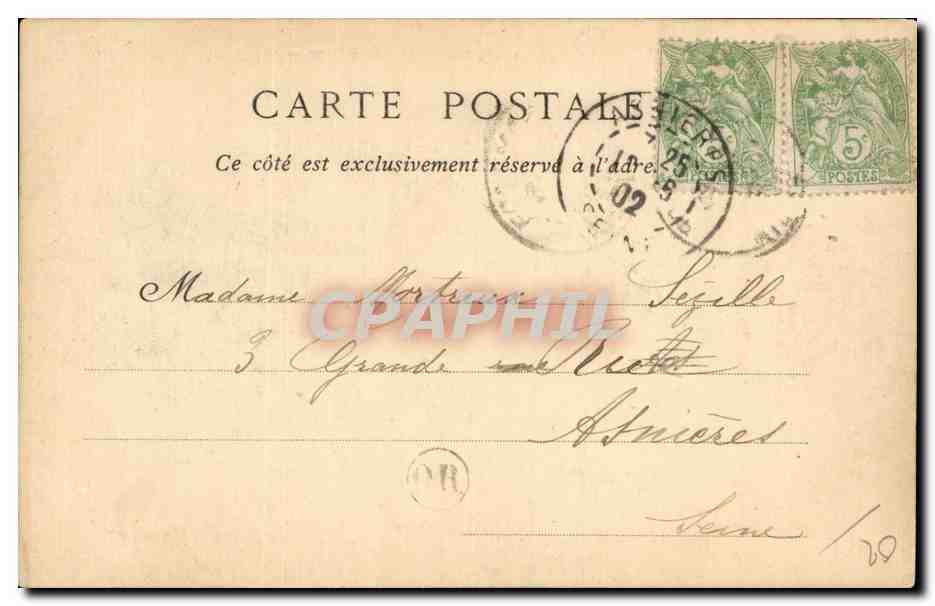 Coucy le Chateau - Maison du Gouverneur - CPA  — Rückseite