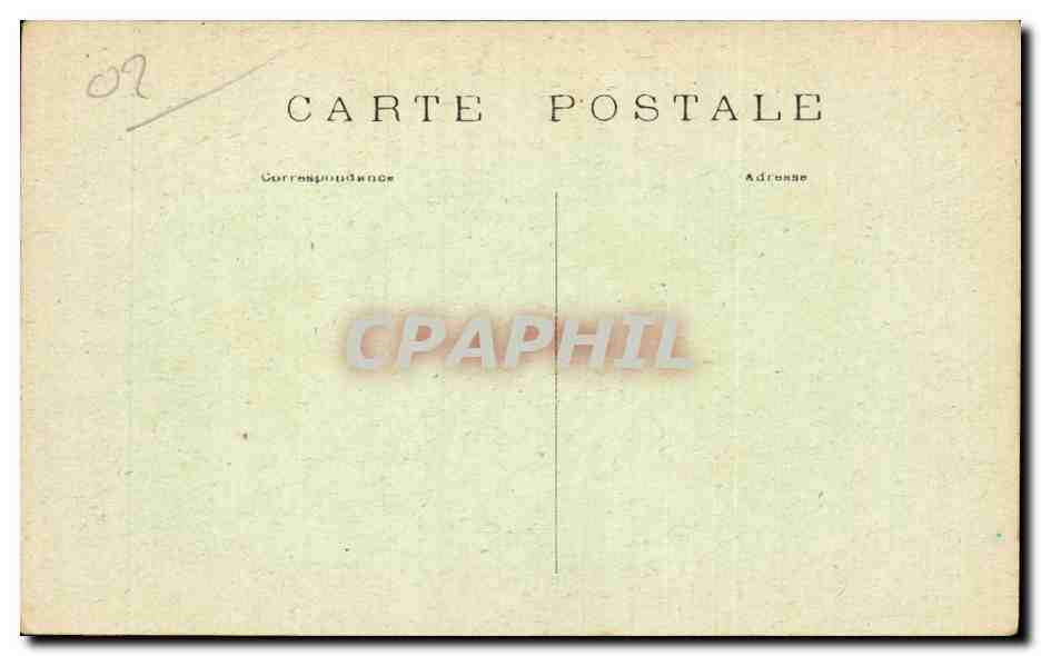Longpont — Porte fortifiée après le bombardement — IMP. A. FAUCHEUX, CHÈLLES — Rückseite