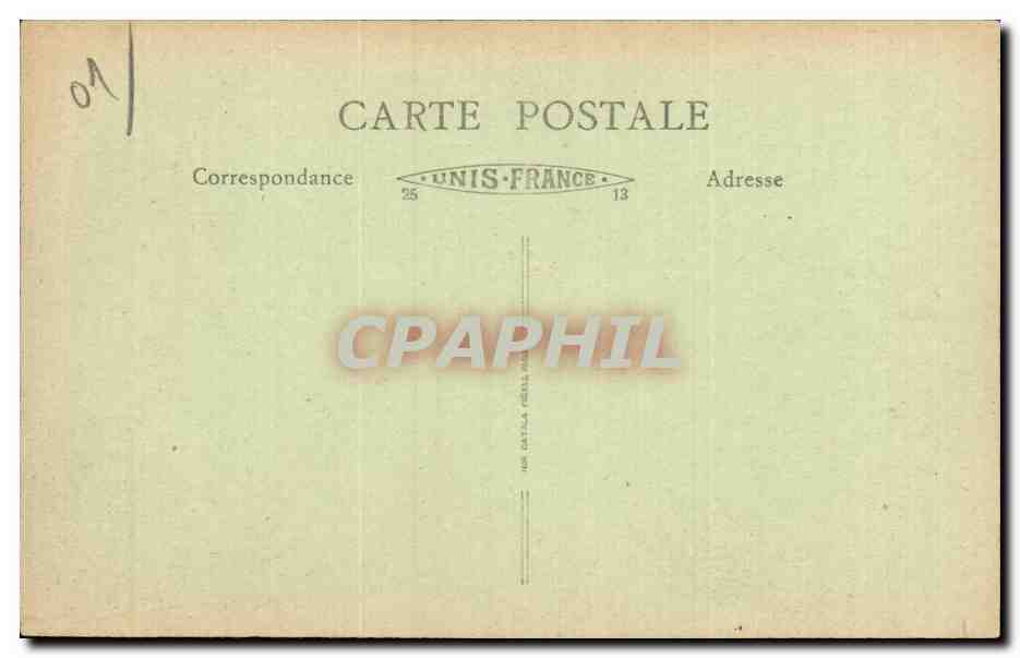 Belley - Ancien Palais de Justice - CPA  — Rückseite