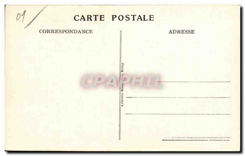 Environs de Belley - Chapelle de Mazieres - CPA  — Rückseite