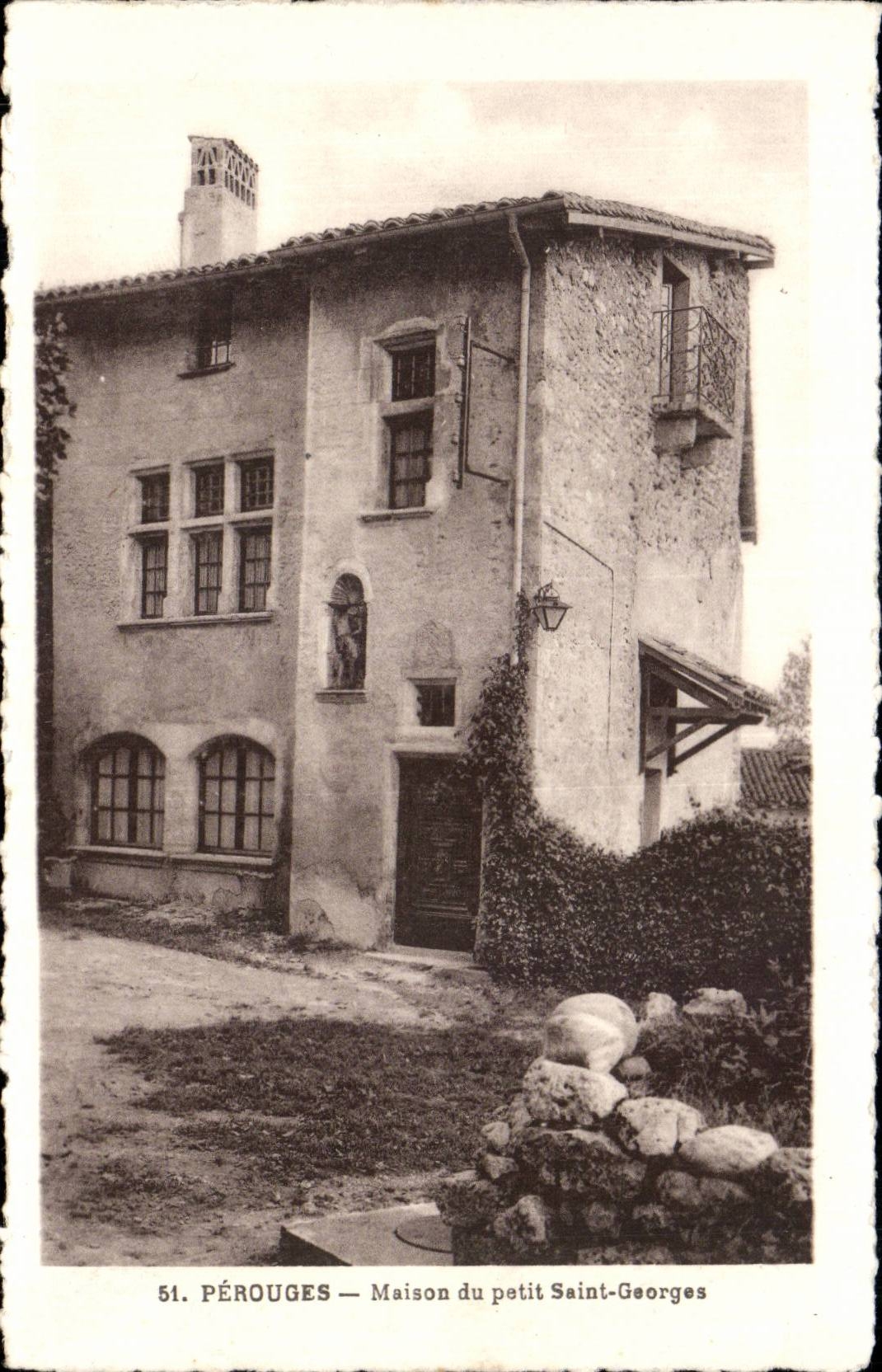 Perouges - Maison du Petit Saint Georges - CPA 
