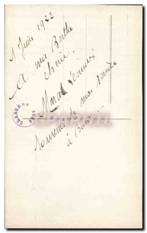 CARTE PHOTO Militaria Soldat Bonn  — Verso