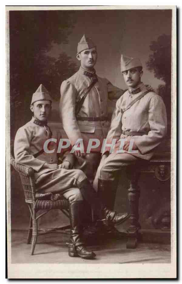 CARTE PHOTO Militaria Soldats Mayence 1922
