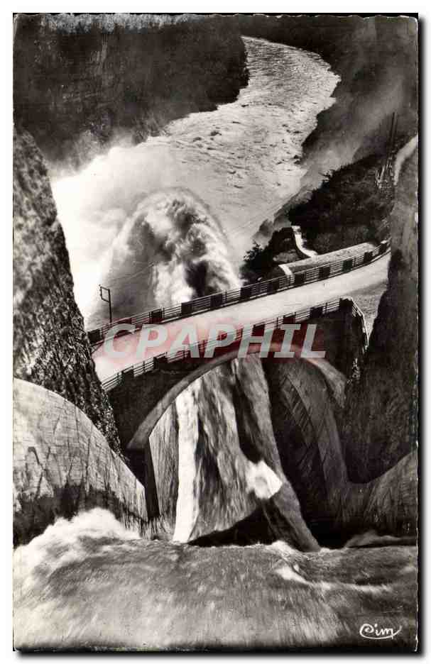 Barrage de Genissiat - La Doucine - CPA