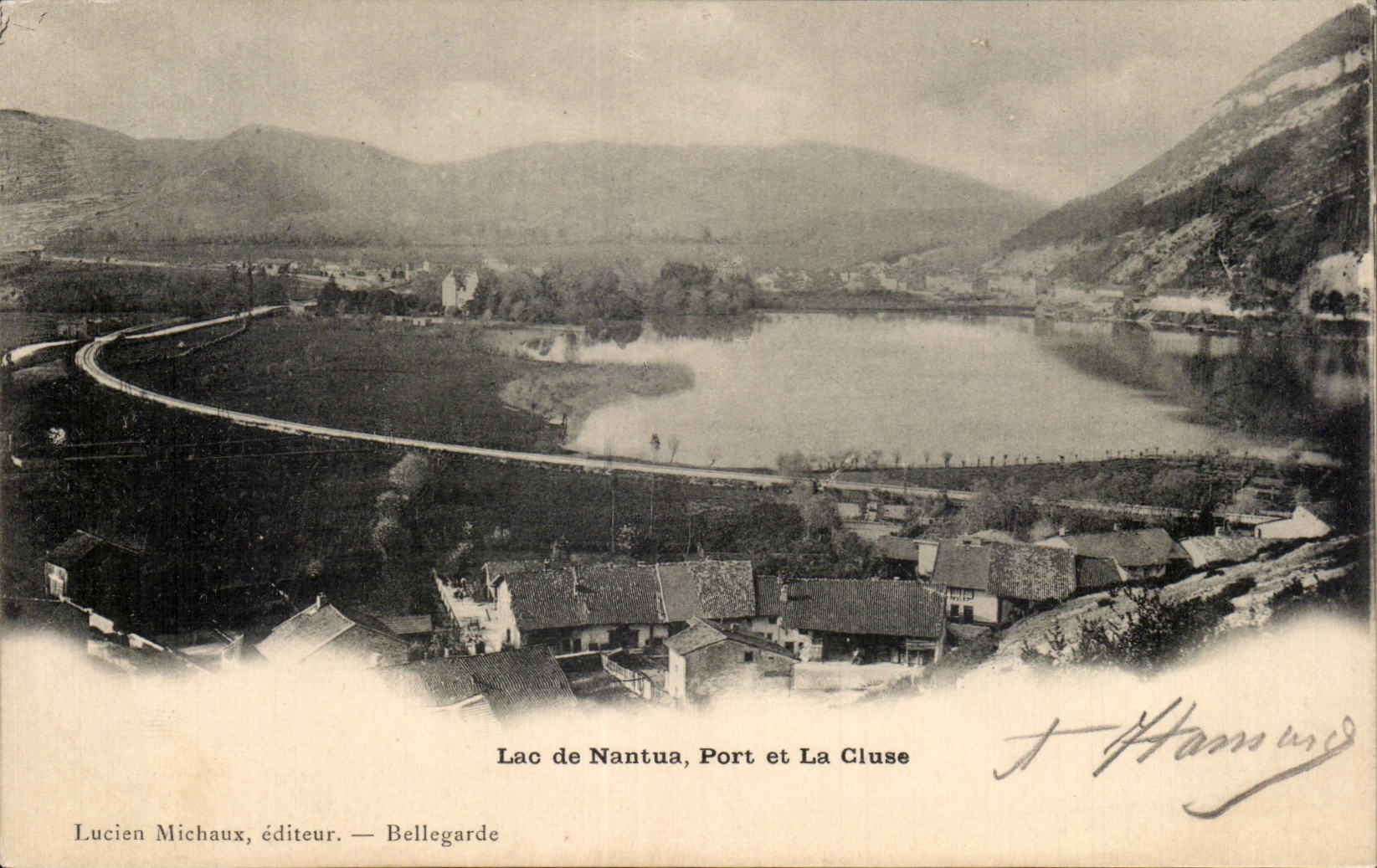 Lac de Nantua, Port et La Cluse — Lucien Michaux, éditeur — Bellegarde
