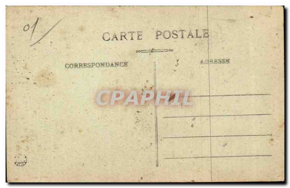 Folklore - Costumes - En Bresse - Les Maries - mariage - bride - groom - CPA — Verso