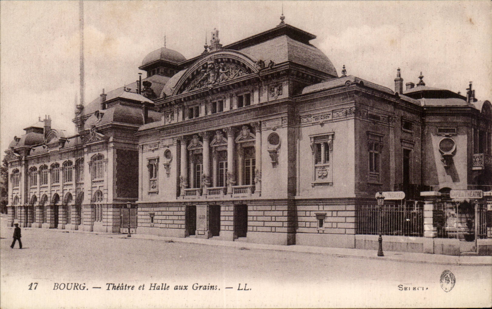 Bourg — Theater und Getreidespeicher — LL. — Skiercia
