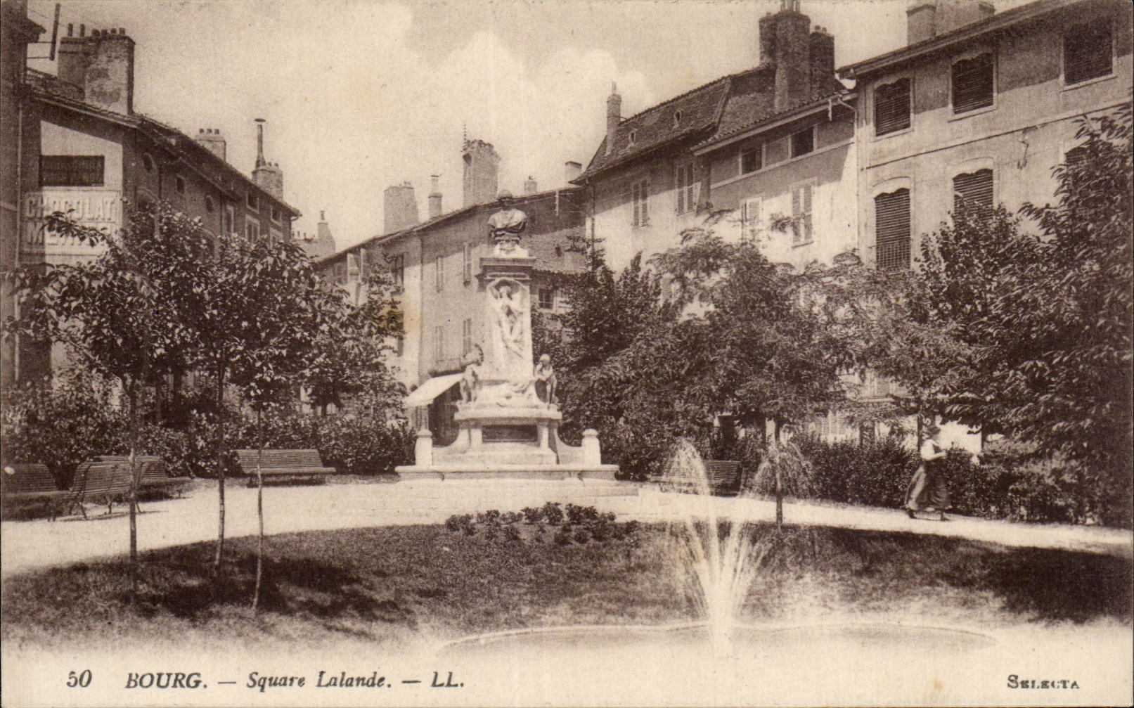 Bourg - Square Lalande - CPA 