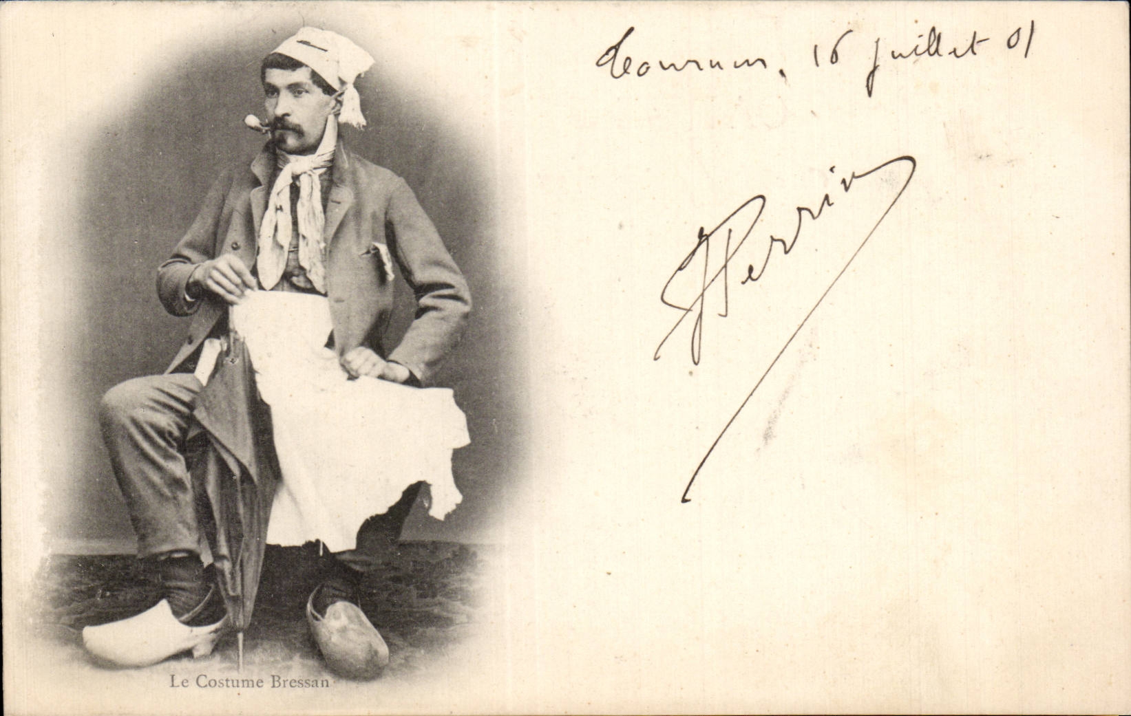 Folklore - Costume Bressan - CPA 