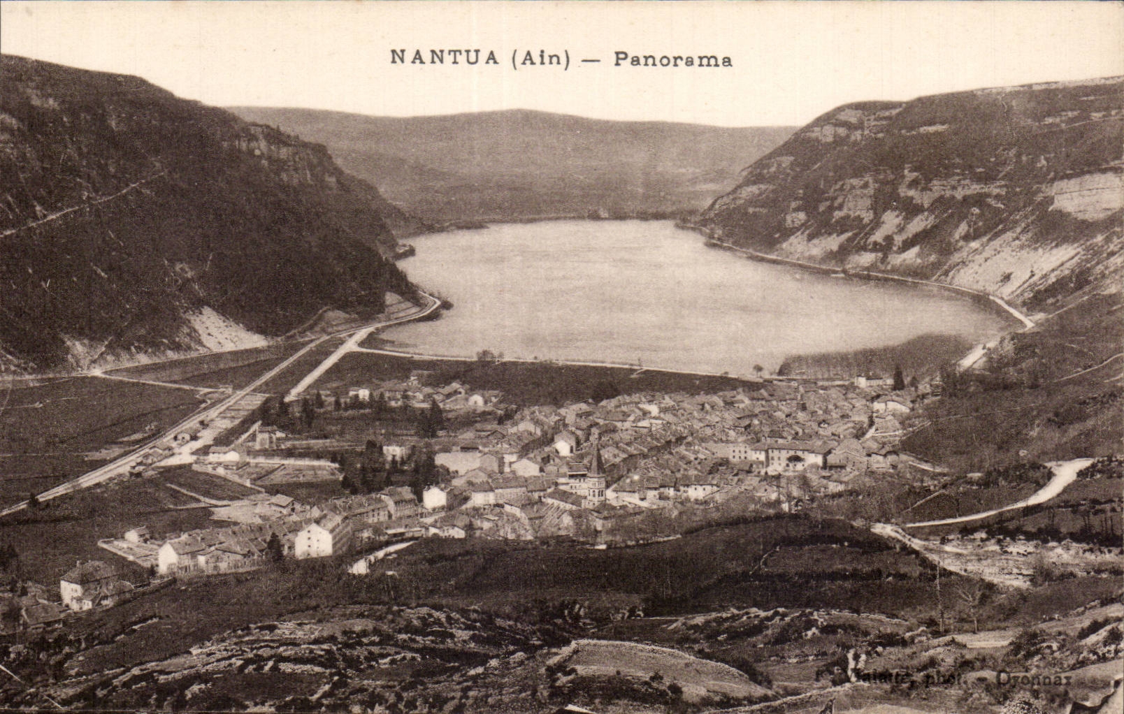 Nantua (Ain) — Panorama — Oronnas